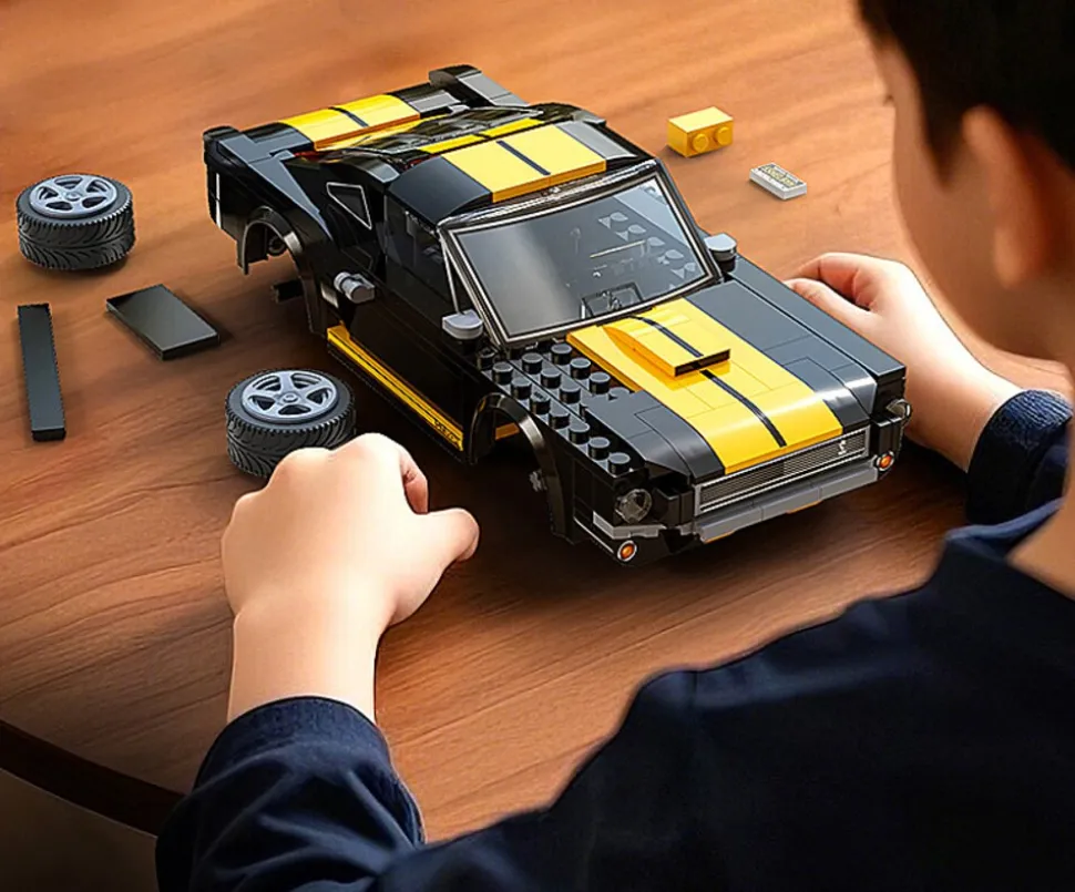 JAMARA CaDA Shelby GT350 H 1:20 schwarz 2,4GHz Bricks