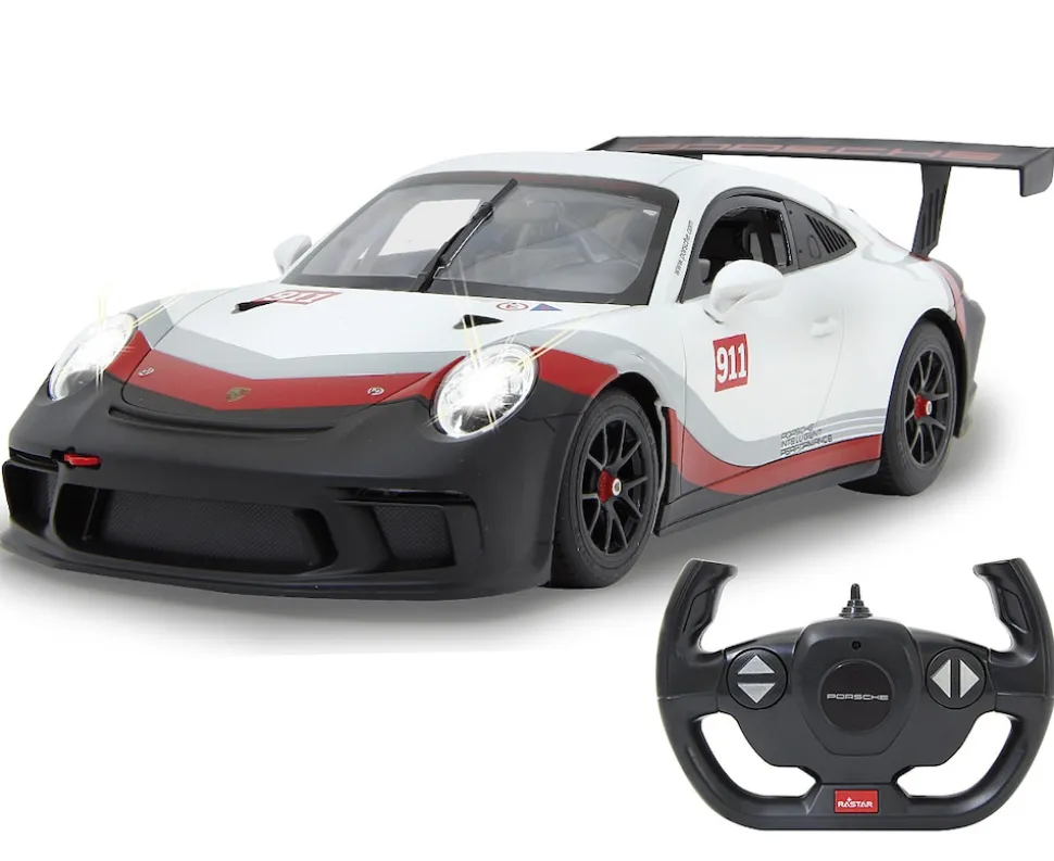 JAMARA Porsche 911 GT3 Cup 1:14 weiss 2,4GHz