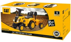 JAMARA Rutscher Caterpillar Traktor mit Anhänger gelb 2in1