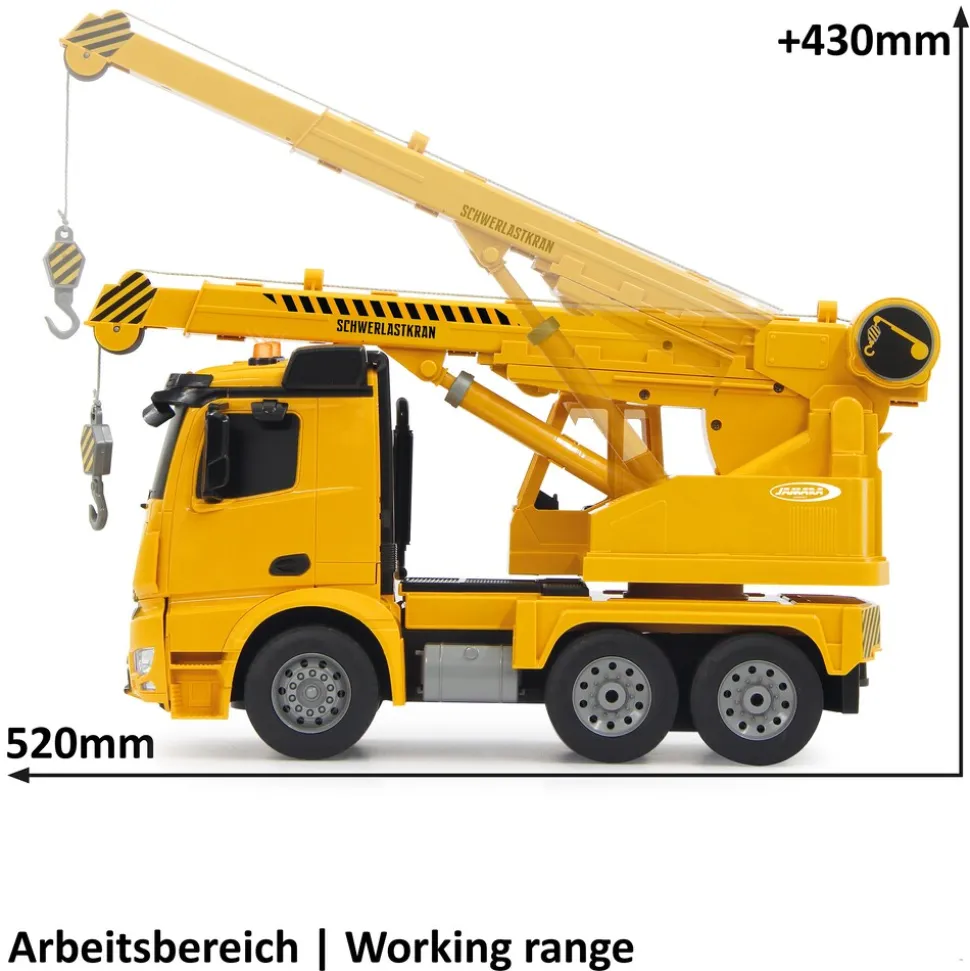JAMARA Schwerlastkran Mercedes-Benz Arocs 1:20 2,4GHz