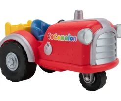 Jazwares - Cocomelon - Mitsing-Traktor mit JJ Spielfigur Lernspielzeug für Kinder ab 2 Jahren