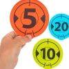Jazwares - Nerf Zielscheiben - Wall-to-Wall Targets (5er Pack) Wandziele Pistole Pfeile Ziel Schießen