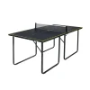 JOOLA Indoor Tischtennisplatte MIDSIZE, klappbarer Tischtennistisch, klein inkl. Tischtennisnetz, dark-grey, 168 x 84 x 76 cm
