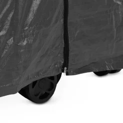 JOOLA Tischtennisplatte Abdeckung Tischabdeckung Wetterfeste Schutzhülle Outdoor und Indoor, Schwarz, 150 x 160 x 50-80 cm