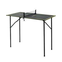 JOOLA Tischtennisplatte MINI inkl. Tischtennisnetz, klappbar, klein, 90 cm x 45 cm x 76 cm, dark-grey