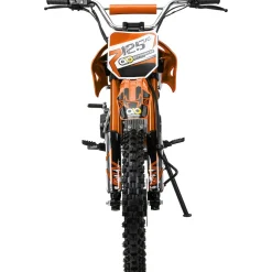 Jugend-Crossbike JC125, Benzin-Jugendmotorrad, 125 ccm, 17/14-Reifen, 4-Takt-Motor, 80 km/h, ab 14 J. (Orange)