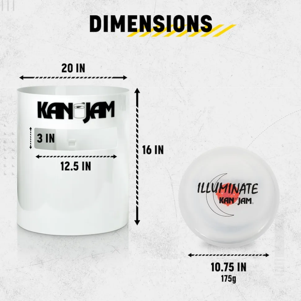 KanJam Game Illuminate Set -13 farbig beleuchtete Discs - auch im Dunkeln