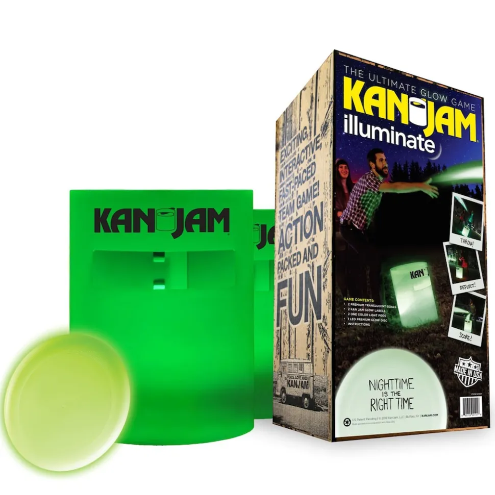 KanJam Game Illuminate Set -13 farbig beleuchtete Discs - auch im Dunkeln