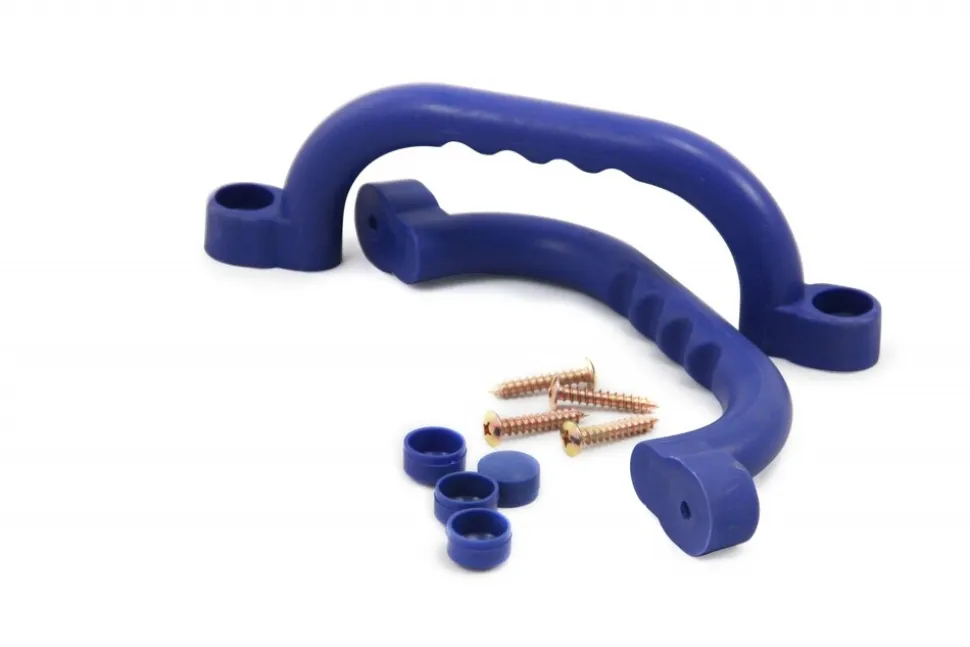 Karibu Handgriff 2er Set blau für Kinderspielgeräte