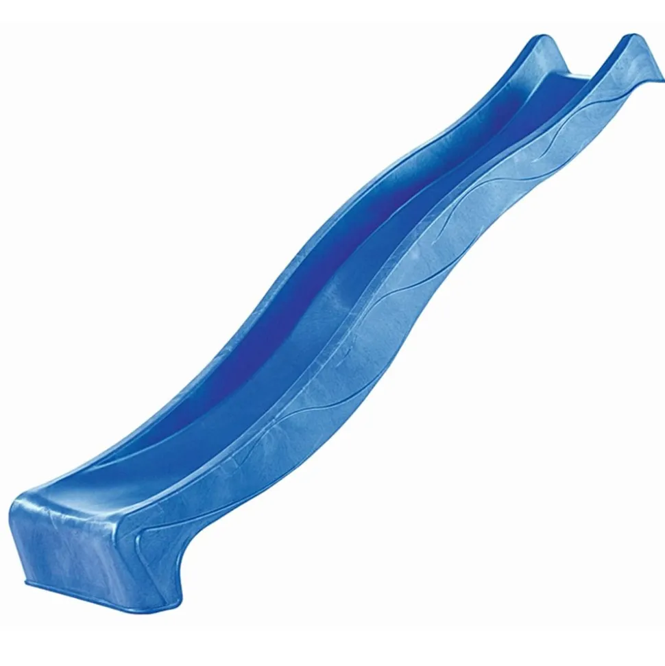Karibu Wellenrutsche 3 m blau Spielrutsche Kinderrutsche Wasserrutsche