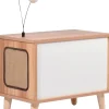 Katzenhöhle TV-Design mit Spielbällen, Jute-Fläche & Plüschkissen