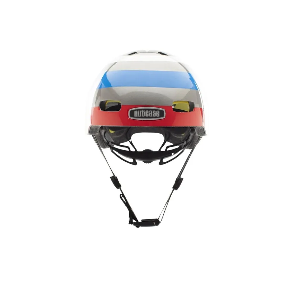 KED Kinder-Fahrradhelm Little Nutty MIPS Gloss, Captain