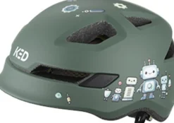 KED Kinder - Fahrradhelm POP II Lite, ROBOT