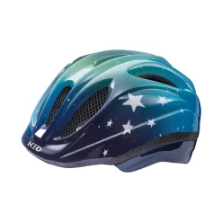 KED Kinderhelm MEGGY II TREND Stars, Blue Green Glossy