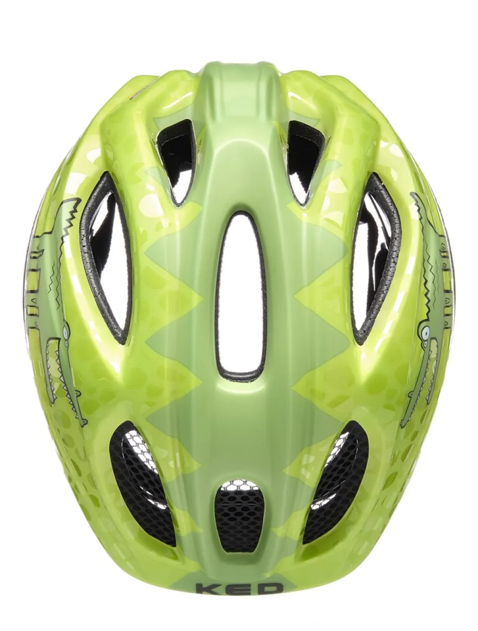KED Kinderhelm MEGGY II TREND, GREEN CROCO GLOSSY