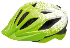 KED Kinderhelm Street Jr. Pro, lime green white matt