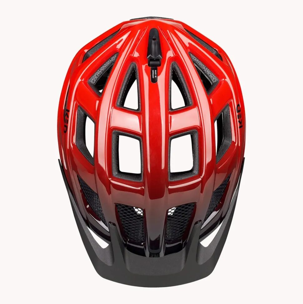 KED MTB Fahrradhelm Crom, rot/schwarz