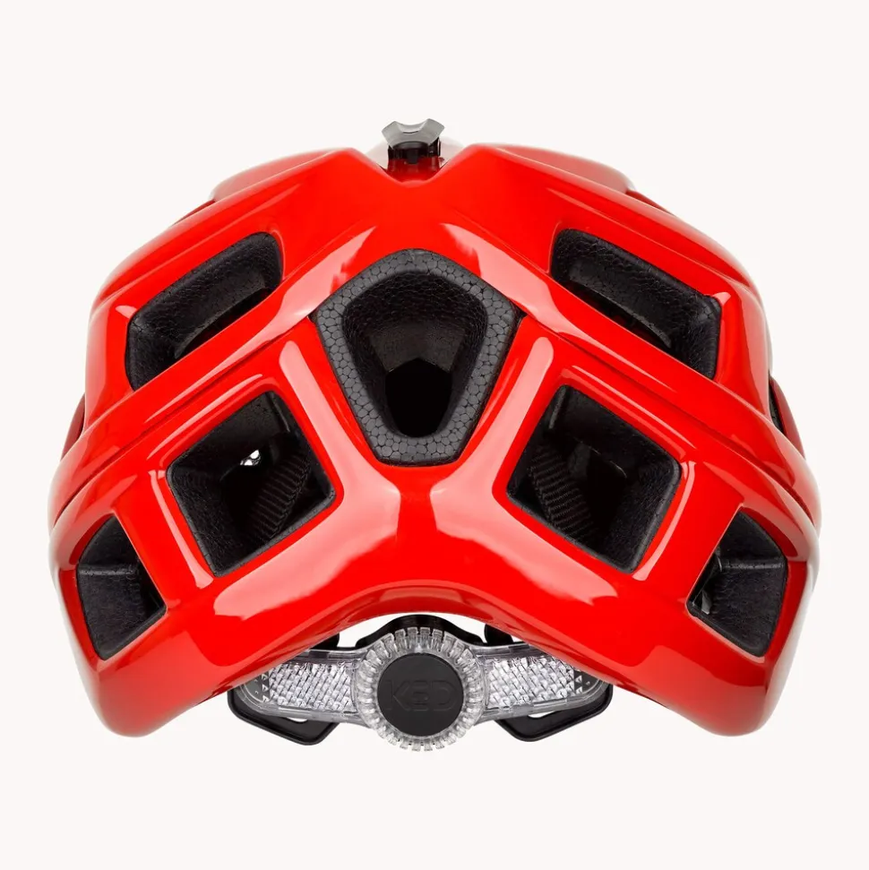 KED MTB Fahrradhelm Crom, rot/schwarz