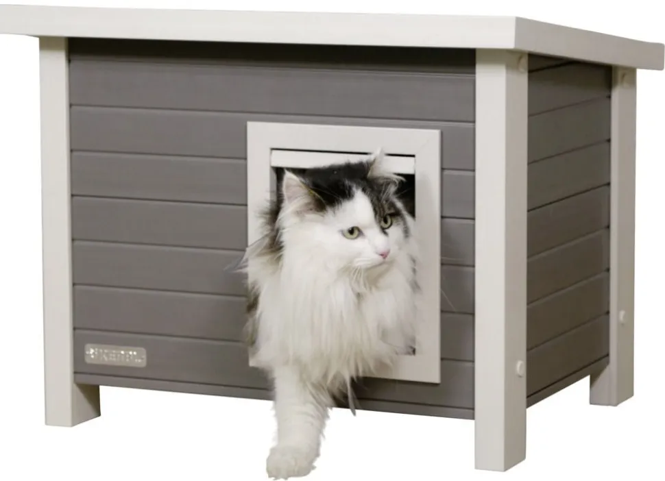 Kerbl ECO-Katzenhaus Eli Katzenhaus Haus für Katzen Schutzhaus 57x45x43 cm