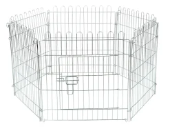 Kerbl Freilaufgehege 6-eckig Gehege für Kleintiere, 56,5x56,5 cm
