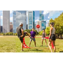 Kickit Fußball Tennis Game Set Netzbreite 2 m inkl. Pumpe u. Tasche