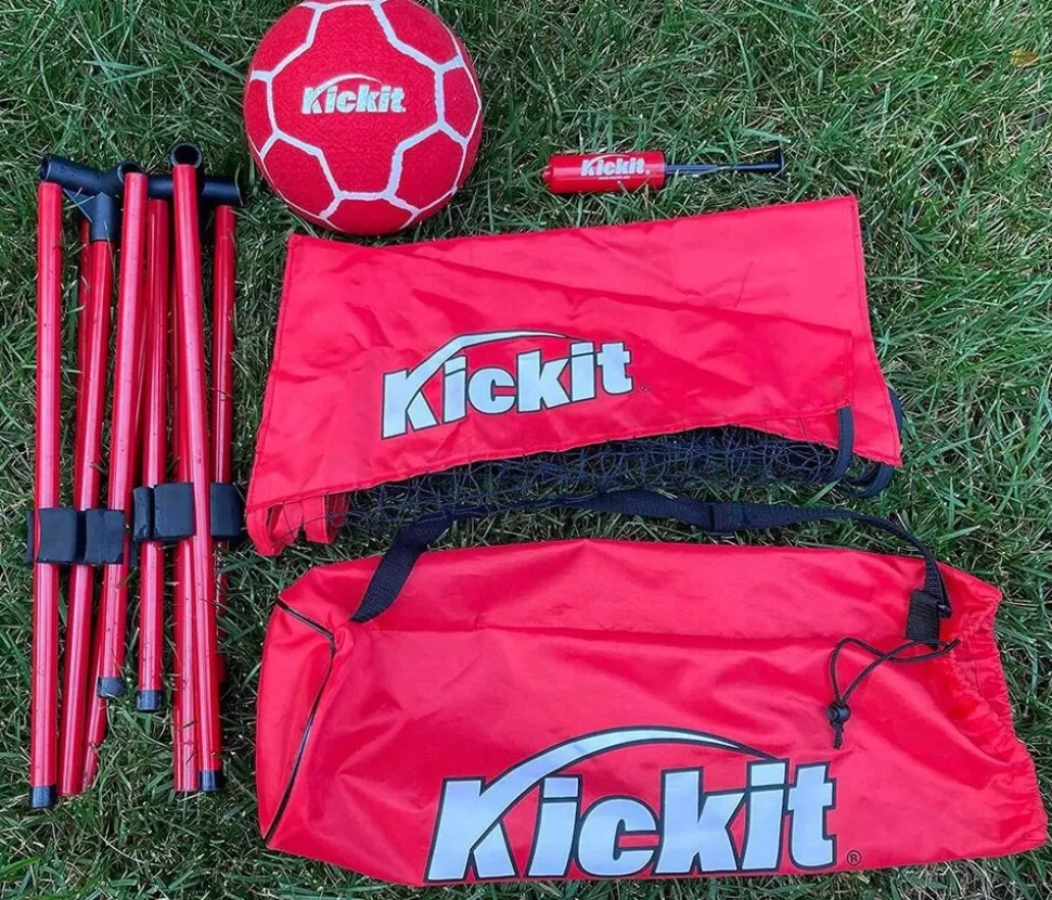 Kickit Fußball Tennis Game Set Netzbreite 2 m inkl. Pumpe u. Tasche