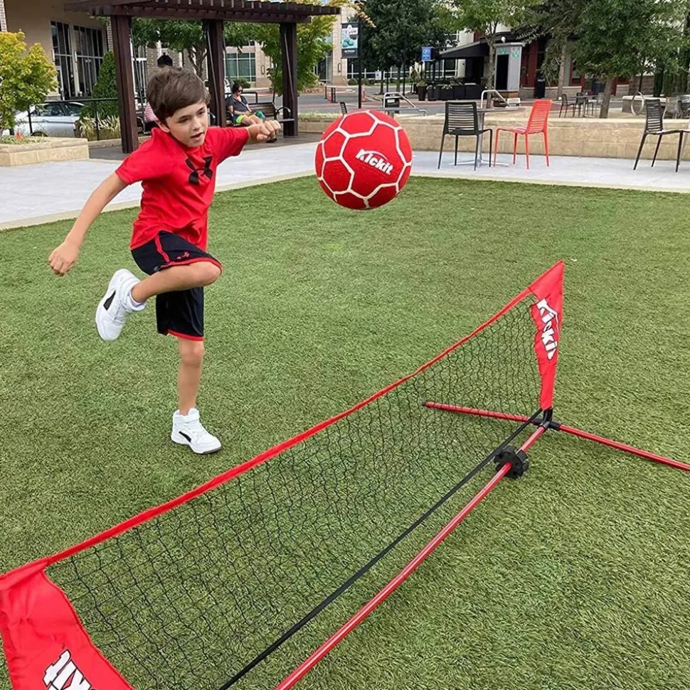 Kickit Fußball Tennis Game Set Netzbreite 2 m inkl. Pumpe u. Tasche