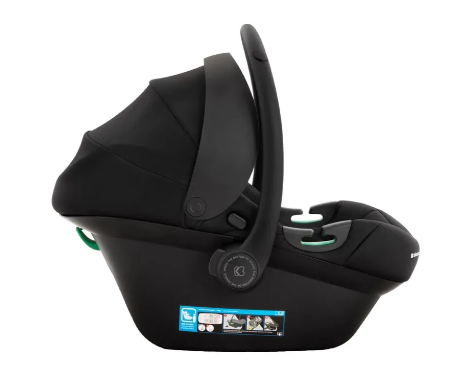 Kikkaboo Babyschale i-Prime i-Size (40 - 87 cm) Gruppe 0+ Kopfstütze verstellbar schwarz