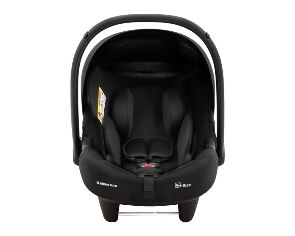 Kikkaboo Babyschale i-Prime i-Size (40 - 87 cm) Gruppe 0+ Kopfstütze verstellbar schwarz