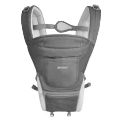Kikkaboo Babytrage Chloe 3 in 1 Bauch- und Rückentrage, Hüftsitz, ab 5 Monaten beige