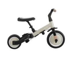 Kikkaboo Dreirad Flip 5 in 1 Stahlrahmen rutschfeste Griffe einstellbar umbaubar beige