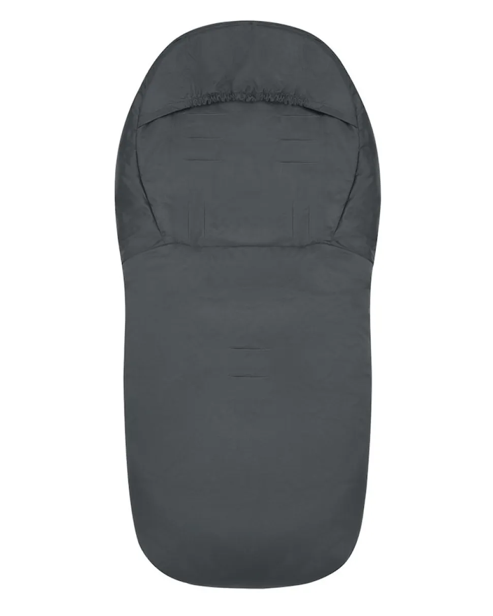 Kikka boo Fußsack Urban für Kinderwagen Reißverschluss Steppdesign Gurtöffnungen grau