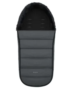 Kikka boo Fußsack Urban für Kinderwagen Reißverschluss Steppdesign Gurtöffnungen grau