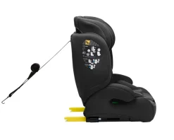 Kikkaboo Kindersitz I-Bronn i-Size (76-150cm) Isofix, Top Tether, Kissen, Gurt schwarz