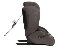 Kikkaboo Kindersitz i-Cross i-Size (76-150cm) Isofix Top Tether Kopfstütze Gurt braun