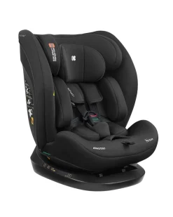 Kikkaboo Kindersitz i-Explore i-Size (40 - 150 cm) verstellbare Kopfstütze, Gurt schwarz uni