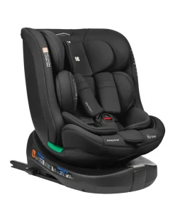 Kikka boo Kindersitz i-Round i-Size (40-150cm) Isofix, 360-Grad-Drehung, Gurt schwarz