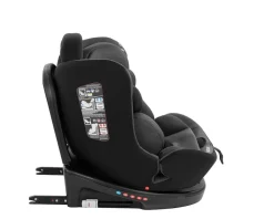 Kikka boo Kindersitz i-Safe, i-Size (40-150 cm) Isofix, Top-Tether, verstellbar dunkelgrau