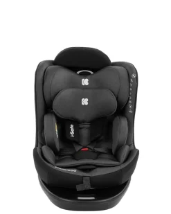 Kikka boo Kindersitz i-Safe, i-Size (40-150 cm) Isofix, Top-Tether, verstellbar dunkelgrau