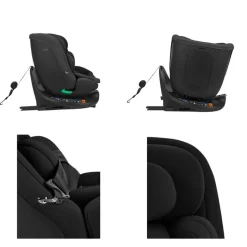 Kikka boo Kindersitz i-Van i-Size (40-150cm) Isofix Gruppe 0+/1/2/3 Kopfstütze schwarz