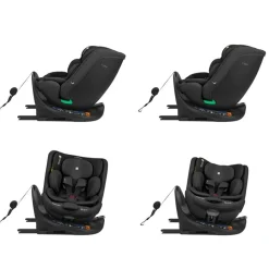 Kikka boo Kindersitz i-Van i-Size (40-150cm) Isofix Gruppe 0+/1/2/3 Kopfstütze schwarz