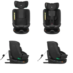 Kikka boo Kindersitz i-Van i-Size (40-150cm) Isofix Gruppe 0+/1/2/3 Kopfstütze schwarz