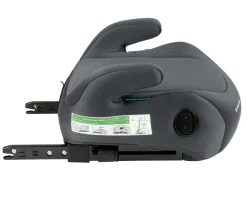 Kikkaboo Kindersitz, Sitzerhöhung i-Tip i-Size (125-150cm) ISOFIX, Armlehne grau dunkelgrau