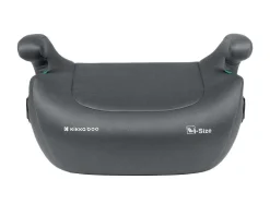 Kikkaboo Kindersitz, Sitzerhöhung i-Tip i-Size (125-150cm) ISOFIX, Armlehne grau dunkelgrau