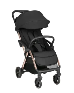 Kikkaboo Kinderwagen, Buggy Eden bis 22 kg Federung Regenschutz zusammenklappbar black