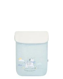 Kikkaboo Kinderwagen Fußsack Polar Friends Reißverschluss warmes Fleecefutter hellblau