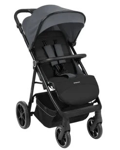 Kikkaboo Kinderwagen Lucy Gurt Rückenlehne verstellbar Federung Hinterradbremse grau