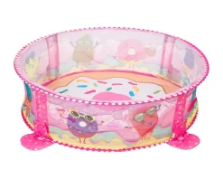 Kikka boo Spielbogen 30 Bälle Krabbeldecke Bällebad abnehmbare Spielzeuge rosa pink