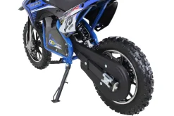 Kinder-Crossbike Gepard, Elektro-Kindermotorrad, 500 Watt, bis 24 km/h, verstärkte Gabel, ab 8 J. (Blau)
