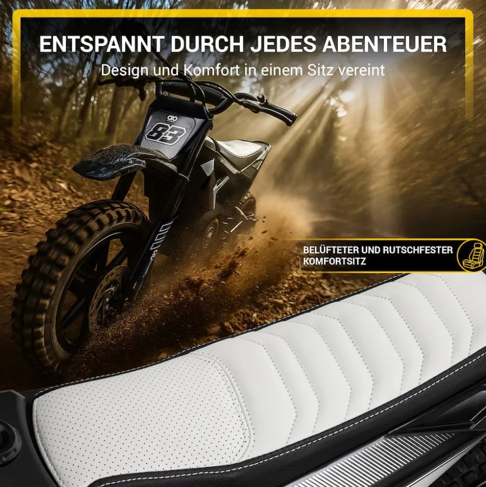 Kinder Crossbike Raider, Kinder Elektromotorrad, maximale Sicherheitsstandards, ab 8 Jahren